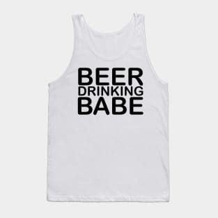 BEER DRINKING BABE Tank Top